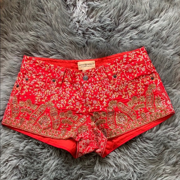 Denim & Supply Ralph Lauren Pants - Red Shorts